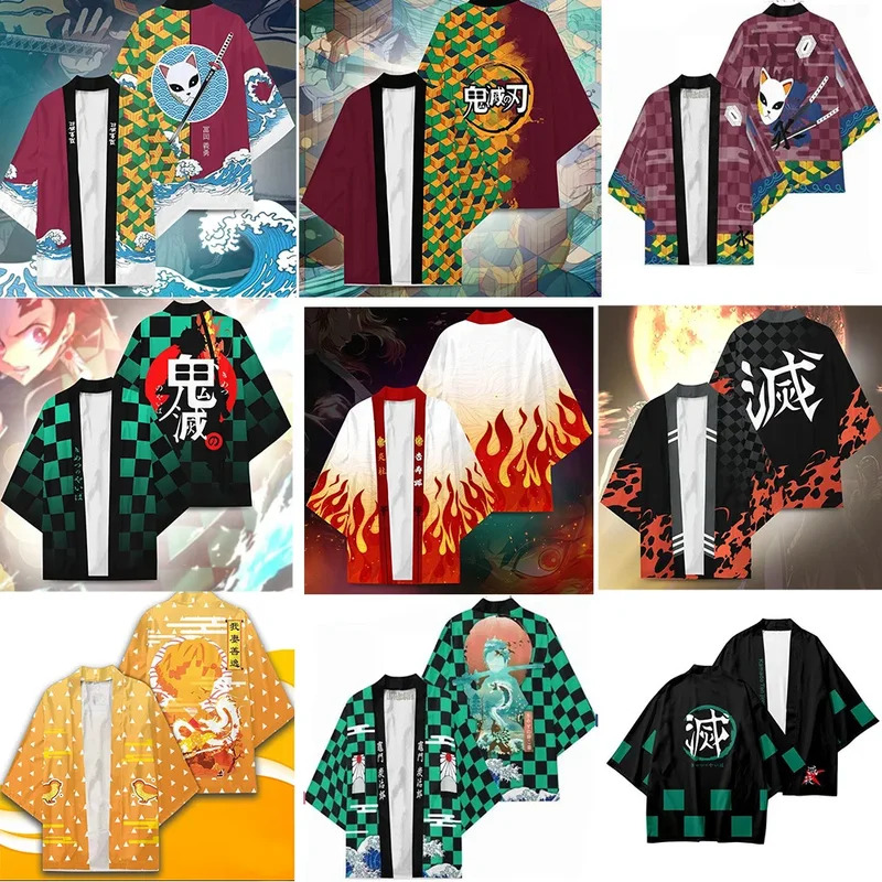 Japan Lifestyle And Culture - Кардиган «Убийцы демонов», мужская одежда японского