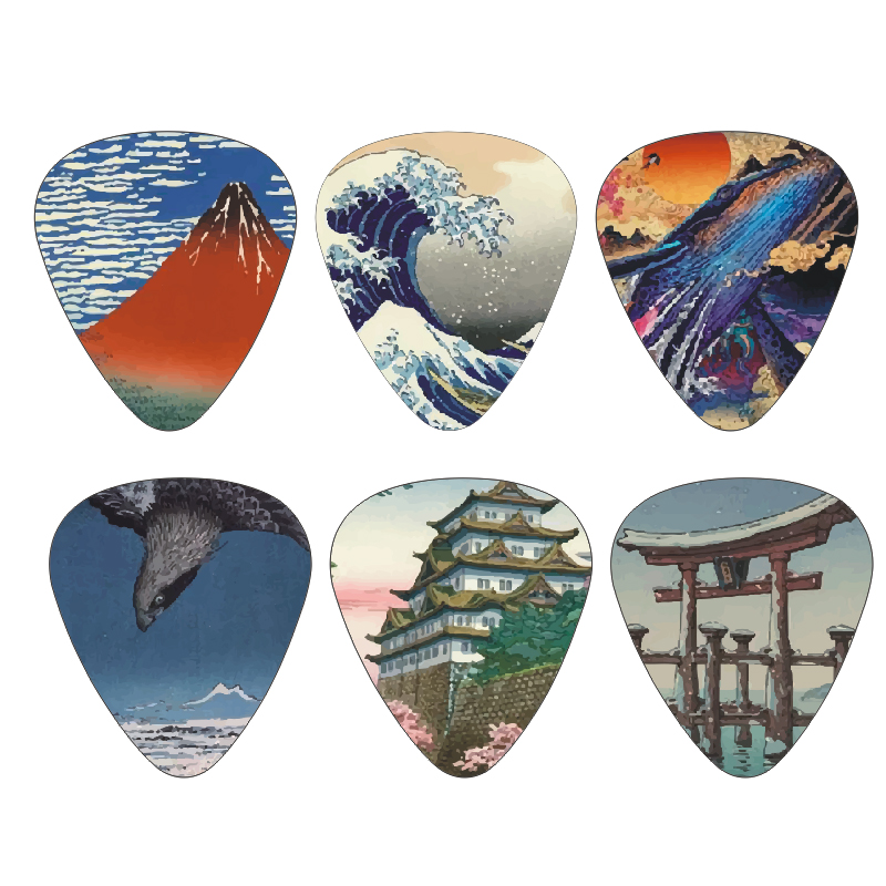 Japan Lifestyle And Culture - Новые медиаторы для гитары, 12 шт./компл.,