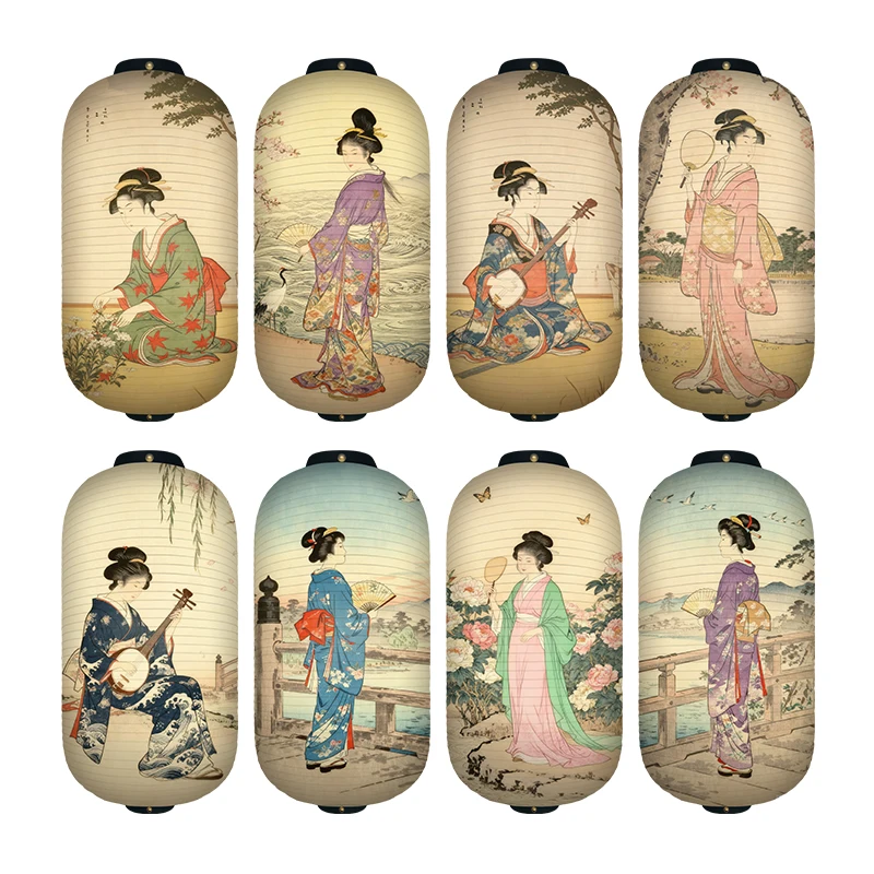 Japanese Lantern Paper - 1 шт. Японский бумажный фонарь с