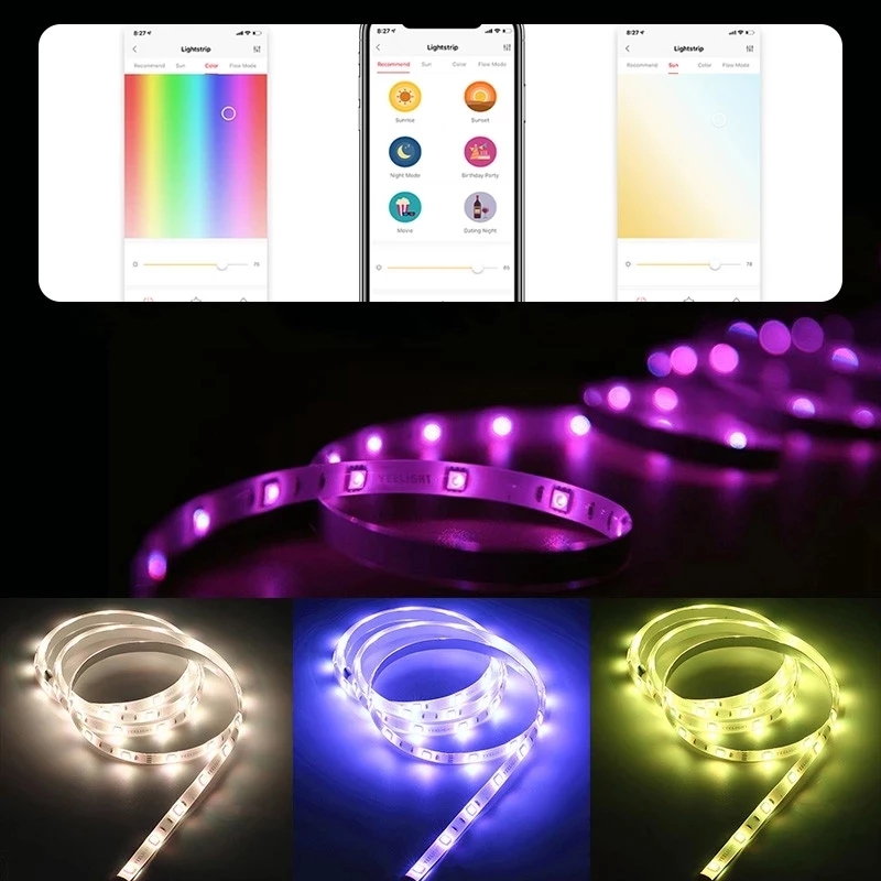 Глобальная версия умной светод – обзор и цена Yeelight Light Lightstrip