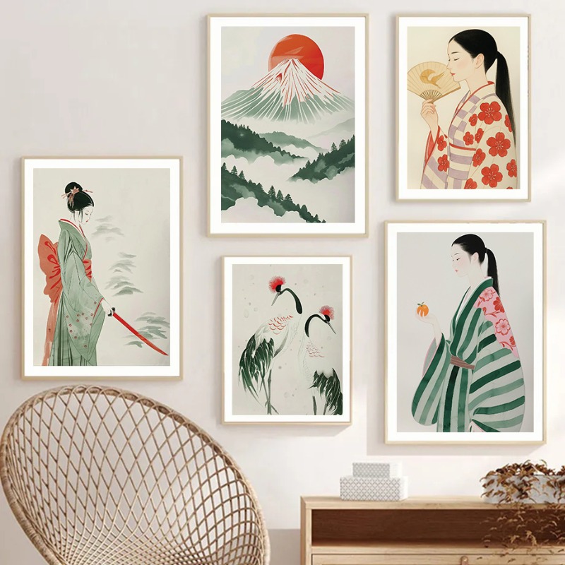 Гора Фудзи и журавль, японский – обзор и цена Japanese Minimalist Lifestyle