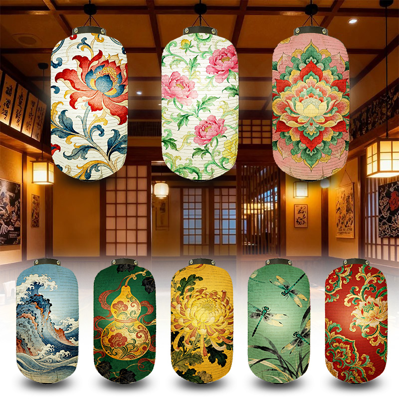 Фонарь с принтом сакуры в япон – обзор и цена Japanese Lantern Paper